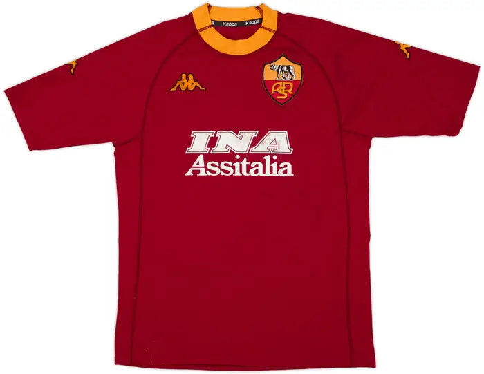 2000-01 Roma Home Shirt